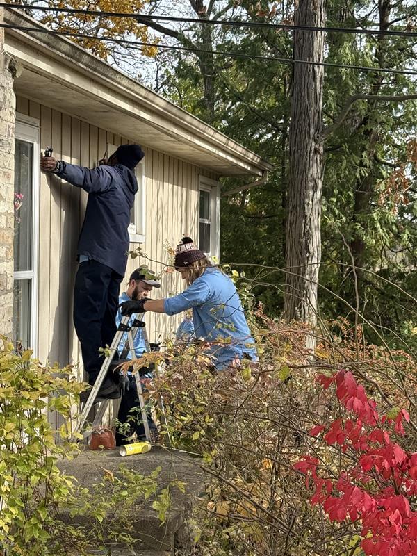 Performing an overwintering service for Ms. Alice so she’s protected through the colder months.